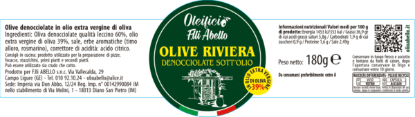 Olive Riviera denocciolate in Olio Extra Vergine di Oliva - immagine 2